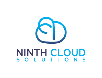 Ninth Cloud Solutions logo design by oke2angconcept