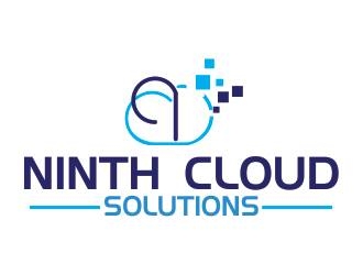 Ninth Cloud Solutions logo design by ElonStark