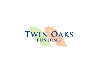 Twin Oaks Funding logo design by bomie