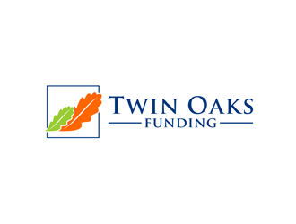 Twin Oaks Funding logo design by bomie