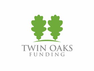 Twin Oaks Funding logo design by Editor