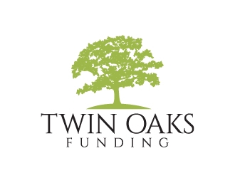 Twin Oaks Funding logo design by Suvendu