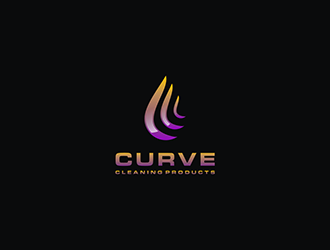 Curve Cleaning Products  logo design by blackcane
