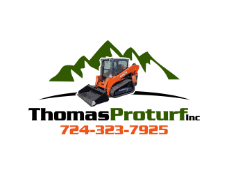 Thomas Proturf Inc. logo design by Girly