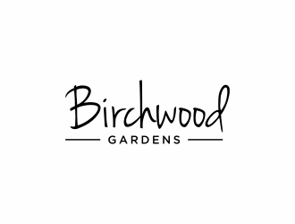 Birchwood Gardens logo design by haidar