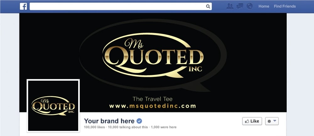 Ms Quoted, Inc logo design by Boomstudioz
