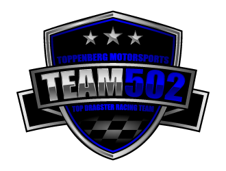 TEAM 502     TOPPENBERG MOTORSPORTS logo design by fastsev