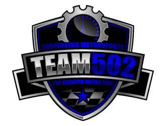 TEAM 502     TOPPENBERG MOTORSPORTS logo design by fastsev