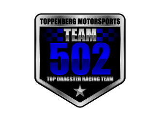 TEAM 502     TOPPENBERG MOTORSPORTS logo design by fastsev