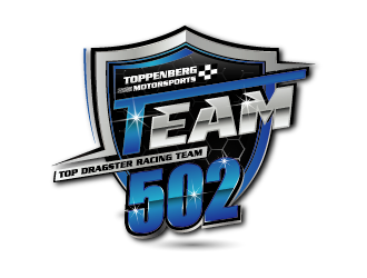 TEAM 502     TOPPENBERG MOTORSPORTS logo design by esso