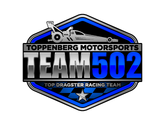 TEAM 502     TOPPENBERG MOTORSPORTS logo design by fastsev