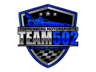 TEAM 502     TOPPENBERG MOTORSPORTS logo design by fastsev