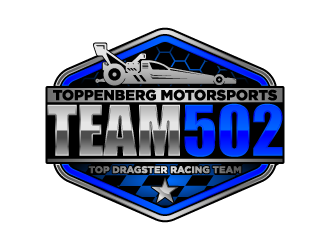 TEAM 502     TOPPENBERG MOTORSPORTS logo design by fastsev