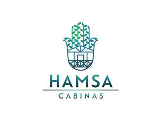 Hamsa Cabinas  logo design by logolady