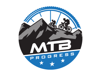 MTBprogress logo design by pencilhand