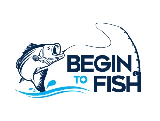 Begin To Fish logo design by usef44