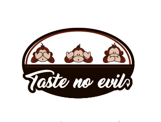 Taste No Evil logo design by SiliaD