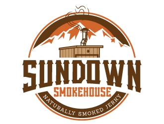 Sundown Smokehouse - Naturally Smoked Jerky logo design by jaize