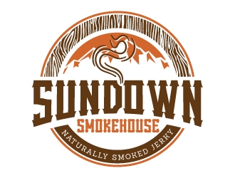 Sundown Smokehouse - Naturally Smoked Jerky logo design by jaize