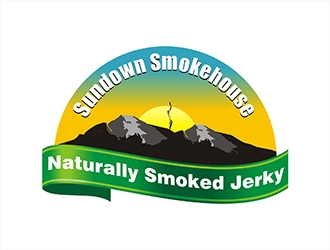 Sundown Smokehouse - Naturally Smoked Jerky logo design by gitzart