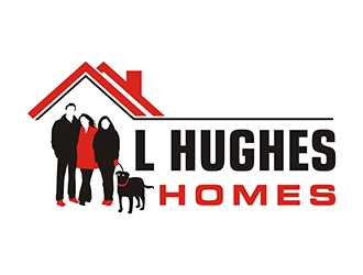 Lori Hughes Homes with Real Living Northwest Realtors logo design by gitzart
