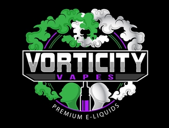 Voriticity Vapes logo design by DreamLogoDesign