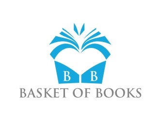 Basket of Books logo design by EkoBooM