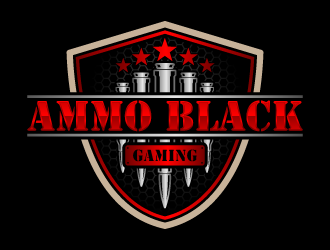 Ammo Black Gaming logo design by fastsev