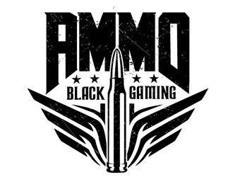 Ammo Black Gaming logo design by shere