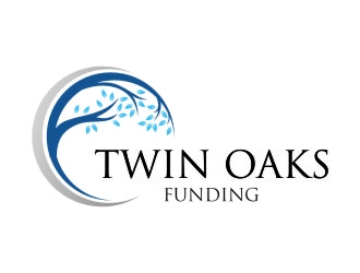 Twin Oaks Funding logo design by jetzu