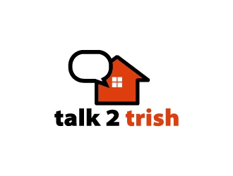 Talk 2 Trish logo design by cybil