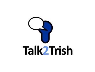 Talk 2 Trish logo design by sengkuni08