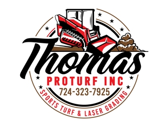 Thomas Proturf Inc. logo design by DreamLogoDesign