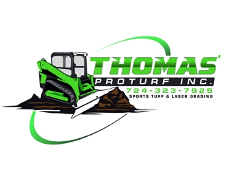 Thomas Proturf Inc. logo design by DreamLogoDesign