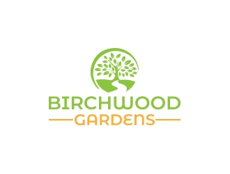 Birchwood Gardens logo design by Miadesign