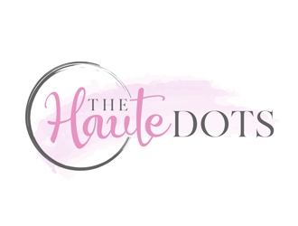 the haute dots logo design by DreamLogoDesign