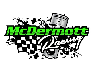 McDermott Racing logo design by ElonStark