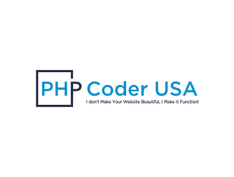 PHP Coder USA logo design by oke2angconcept