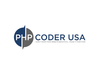 PHP Coder USA logo design by nurul_rizkon