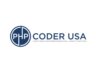 PHP Coder USA logo design by nurul_rizkon