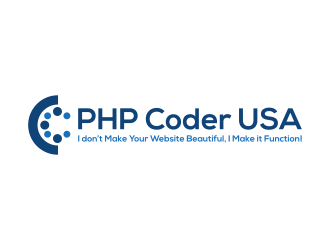 PHP Coder USA logo design by RIANW