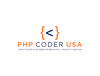 PHP Coder USA logo design by checx