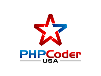 PHP Coder USA logo design by lexipej