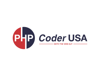 PHP Coder USA logo design by oke2angconcept