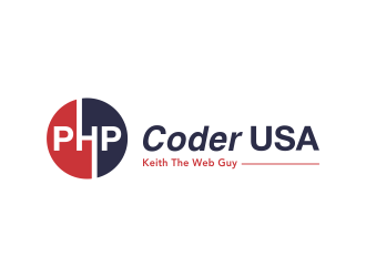 PHP Coder USA logo design by oke2angconcept