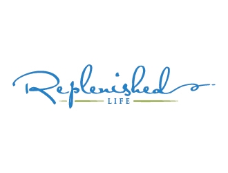 Replenished Life logo design by Lovoos