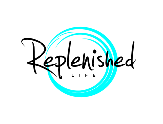 Replenished Life logo design by AisRafa