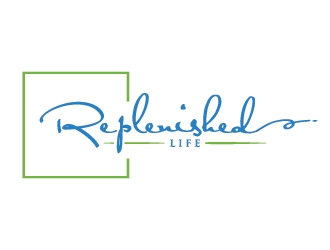 Replenished Life logo design by Lovoos