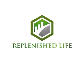 Replenished Life logo design by EkoBooM
