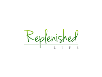 Replenished Life logo design by ndaru